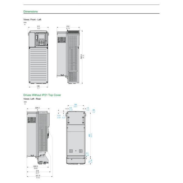 ATV630D15N4 преобразователь частоты Schneider Electric 2
