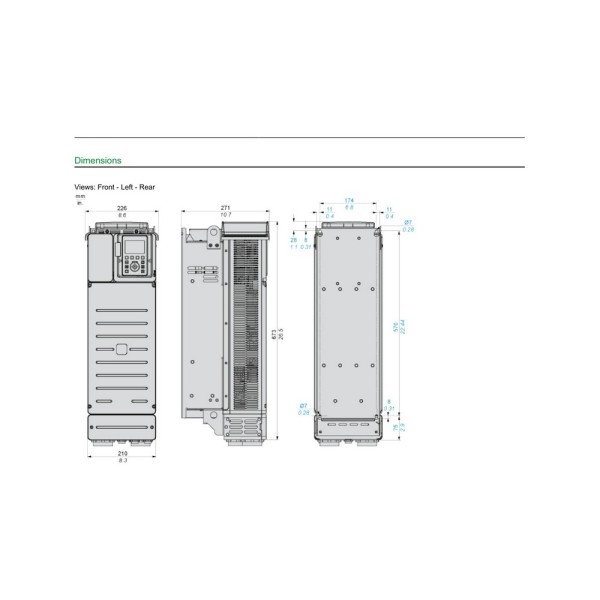 ATV630D37N4 преобразователь частоты Schneider Electric 2