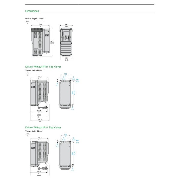 ATV630U22N4 преобразователь частоты Schneider Electric 2