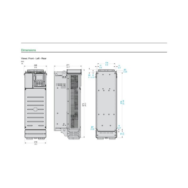 ATV930C31N4C преобразователь частоты Schneider Electric 2