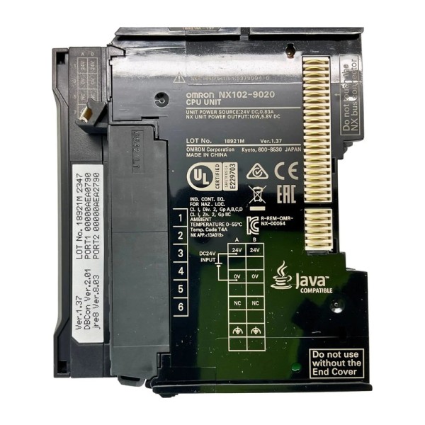 NX102-9020 процессорный модуль машинного контроллера Omron 2