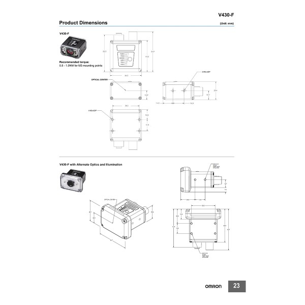 V430-F000W12M считыватель штрих-кодов Omron 2