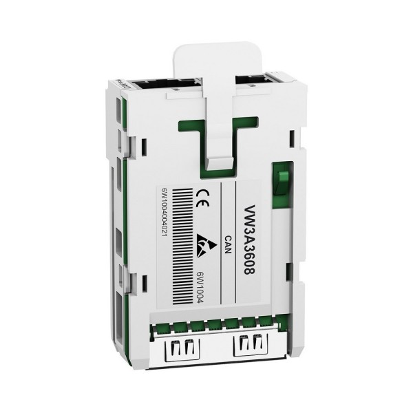 VW3A3608 коммуникационный модуль CANopen Daisy Chain с 2 разъёмами RJ45 для Altivar Schneider Electric 2